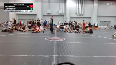 84 lbs Round 6 (8 Team) - Brody Goins, Team Mat Clash vs Landon Light, Pedraza