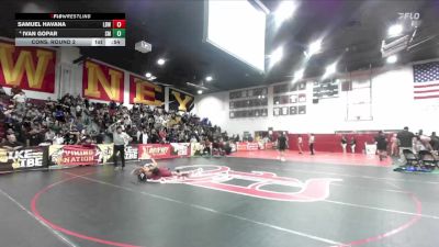 120 lbs Cons. Round 2 - Samuel Havana, Long Beach Wilson vs Ivan Gopar, Santa Monica