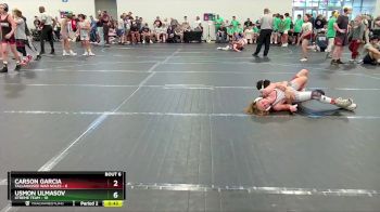 84 lbs Round 2 (6 Team) - Carson Garcia, Tallahassee War Noles vs Usmon Ulmasov, Xtreme Team