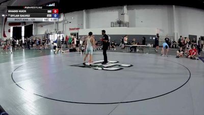 150 lbs Cons. Round 3 - Rhadei Kuck, Ringers Wrestling Club vs Dylan Galvez, Beat The Streets Chicago-Midway