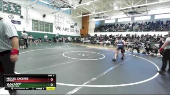 165 lbs Champ. Round 1 - Miguel Caceres, Ramona vs Vlad Camp, Trabuco Hills