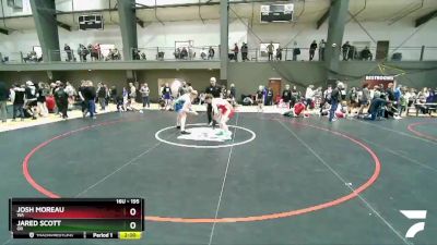 195 lbs Quarterfinal - Josh Moreau, WA vs Jared Scott, OR