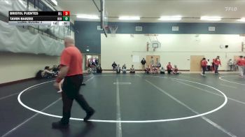 285 lbs Cons. Round 3 - Taven Barzee, West Jefferson vs Bristol Fuentes, Declo