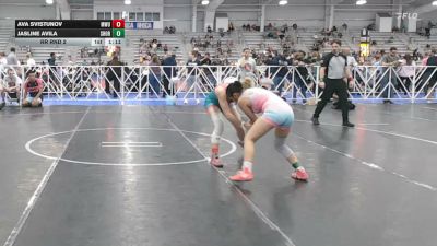 107 lbs Rr Rnd 2 - Ava Svistunov, MetroWest United Teal - HSG vs Jasline Avila, Shore Thing Sand - HSG