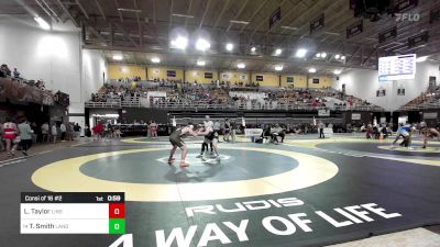 215 lbs Consi Of 16 #2 - Landon Taylor, Linsly School vs Tiller Smith, Landon