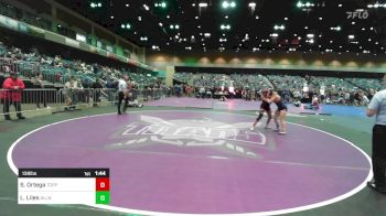 138 lbs Semifinal - Sara Ortega, Toppenish vs Laylla Liles, Allen