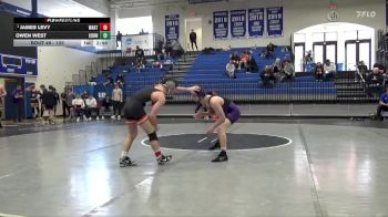 125 lbs Quarterfinal - James Levy, Wartburg vs Owen West, Cornell College
