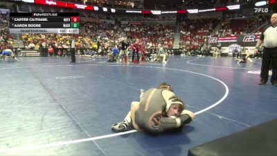 2A-132 lbs Quarterfinal - Carter Cajthaml, NH/TV vs Aaron Boone, Washington