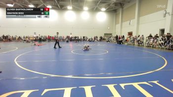 56 lbs Rr Rnd 1 - Oliver Bartholomew, The 610 - EL vs Grayson Bish, Ohio Gold - EL
