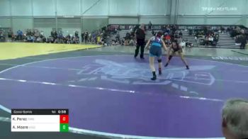 115 lbs Consolation - Kendra Perez, Forddynasty Wrestling Club vs Annie Moore, Wildcat Takedown Club