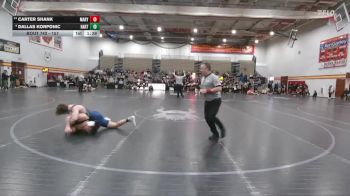 157 lbs Cons. Round 6 - Carter Shank, Marysville vs Dallas Korponic, Hartland