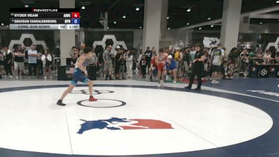 48 kg Cons. Sub-semis - Ryder Ream, American Dream Wrestling Club vs Grayson VanValkenburg, Michigan Premier WC