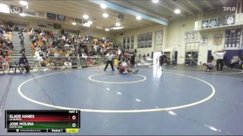 113 lbs Quarterfinal - Jose Molina, Santa Ana vs Slade Hanes, La Quinta