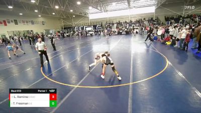 92 lbs Champ. Round 1 - Lexander Ramirez, 208 Badgers Wrestling Club vs Tytan Freeman, East Idaho Elite