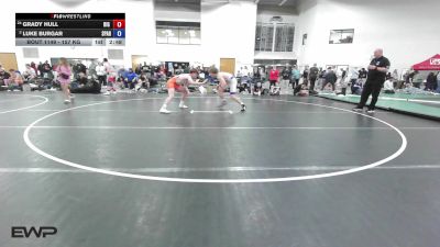 157 kg Quarterfinal - Grady Hull, Big Game Wrestling Club vs Luke Burgar, Spartan Mat Club