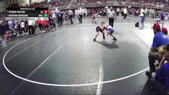 70 lbs Champ. Round 1 - Kysen Fulton, GI Grapplers vs Easton Sejkora, Hawks Wrestling Club (Lincoln)