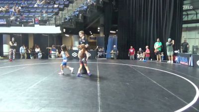 56 lbs 7th Place Match - Stonewall King, Bobcat Wrestling Club vs Genevieve Valdovinos, Daughter's Of Zion