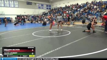 150 lbs Semifinal - Breanna Beltrán, La Quinta vs Olivia Loubert, Redondo Beach