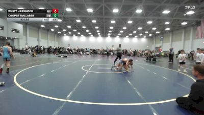 90 lbs Rr Rnd 3 - Wyatt Hassinger, 4M Power - EL vs Cooper Mallaber, TNWC - EL
