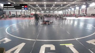 127 lbs Round 2 (6 Team) - Katie Eddinger, Steel Valley Vixens vs Macy Doxstader, Crown City Queens Blue