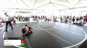 138 lbs Quarterfinal - Aidan Jay, Mustang WC vs Demian Pryima, Newport Harbor