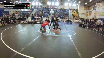 126 lbs Champ Round 1 (16 Team) - Zavian Chaves, Westside Wrestling vs Rylan Milan, Panhandle Gator Dogs