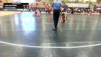 118 lbs Quarterfinal - Kaylyn Schiro, Wildcats Wrestling vs Sian Gaw-urwin, Seymour Youth Wrestling Club