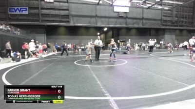 73 lbs Quarterfinal - Tobias Hershberger, Team Lightning Wrestling Club vs Parker Grant, 512 Outlaw