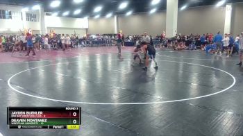 120 lbs Round 3 (10 Team) - Deaven Montanez, Wrestling University vs Jayden Buehler, Bad Bay Wrestling Club