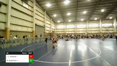 69 lbs Quarterfinal - Ledger Aimone, Team Prestige vs Ridge M Augustus, Uintah Wrestling