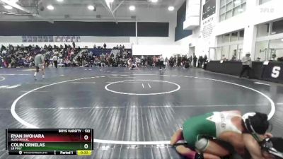 132 lbs Cons. Round 4 - Colin Ornelas, LB Poly vs Ryan Iwohara, Aliso Niguel