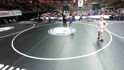 132 lbs Cameron Jackson, MDWA - Mount Diablo Wrestling Association vs Eric Lopez, TCWA - Tri-Counties Wrestling Association