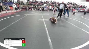 46 lbs Round Of 16 - Kase Huckaby, Mannford Pirate Youth Wrestling vs Brecken Parr, Blackwell Wrestling Club