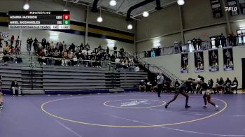 100 lbs Quarterfinals (8 Team) - Azaria Jackson, Carrollton vs Ariel McDanieles, Shiloh