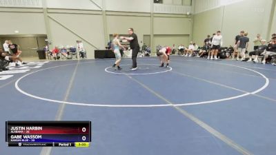 113 lbs Placement Matches (8 Team) - Justin Harbin, Alabama vs Gabe Wassom, Kansas Blue