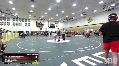 152 lbs Cons. Round 2 - Jacob Montgomery, Calvary Chapel Downey vs Zahid Anaya, Saddleback