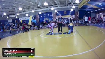 215 lbs Semis & Wb (16 Team) - Brandon Day, Longwood WC vs CJ McCutcheon, Riverview WC