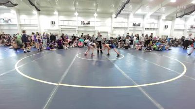 97 lbs Round Robin 3 - Mariah Pope, SouthTown Savages-Girls vs Olivia Capper, Backyard Barbies Purple