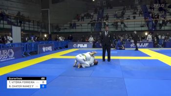 THAUANE VITÓRIA FERREIRA DIAS vs BRUNA CHATER RAMEZ FARAH 2024 European Jiu-Jitsu IBJJF Championship