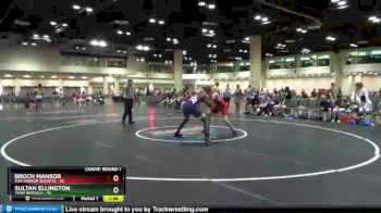 182 lbs Champ - Round 1 (16 Team) - Broch Mansor, Oak Harbor Rockets vs Sultan Ellington, Team Wakulla