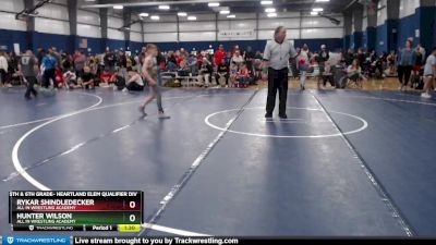 95 lbs Cons. Semi - Hunter Wilson, All In Wrestling Academy vs Rykar Shindledecker, All In Wrestling Academy