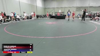 190 lbs Placement Matches (8 Team) - Evelyn Vargas, California Red vs Martha Hinneh, Nebraska