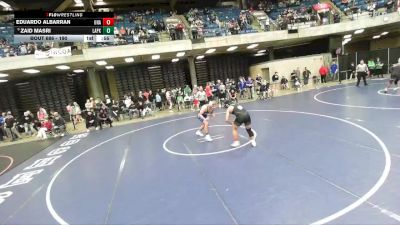 190 lbs Cons. Round 2 - Zaid Masri, Unattached vs Eduardo Albarran, Unattached