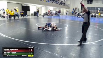 85 lbs Semis & 1st Wrestleback (8 Team) - Ethan Brinkman, Little Falls vs Johnny Heber, HLWW