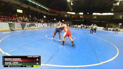 Champ. Round 1 - Ramon Vasquez, Tuba City Boarding School vs Rafael Lopez, Camp Verde Middle School