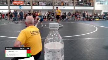 119-122 lbs Cons. Round 1 - David Martinez, Unattached vs Trevor Hancock, Concordia Wrestling Club