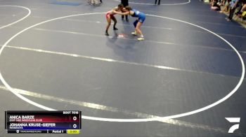 117-125 lbs Round 1 - Anica Barze, East Side Wrestling Club vs Johanna Kruse-Giefer, Minnesota