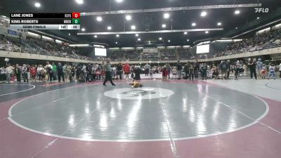 40 lbs Semifinal - Lane Jones, Keyser vs King Roberts, Woodlawn