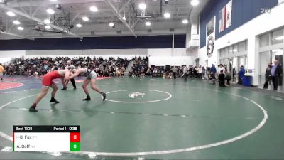 190 lbs Cons. Round 5 - Brodie Fox, Etiwanda vs Asa Goff, Newport Harbor