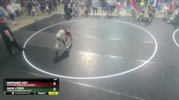 63 lbs Quarterfinal - Nash Lyden, Lakeland Wrestling Club vs Whitaker Gist, Black Fox Wrestling Academy